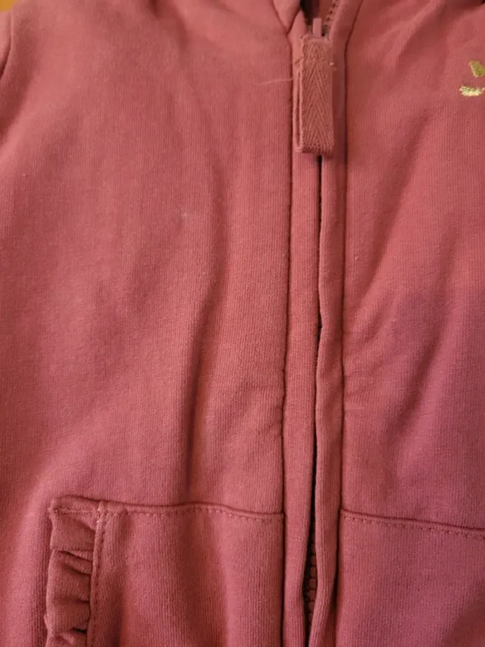 Sweat à capuche zippé et chaud - photo numéro 3