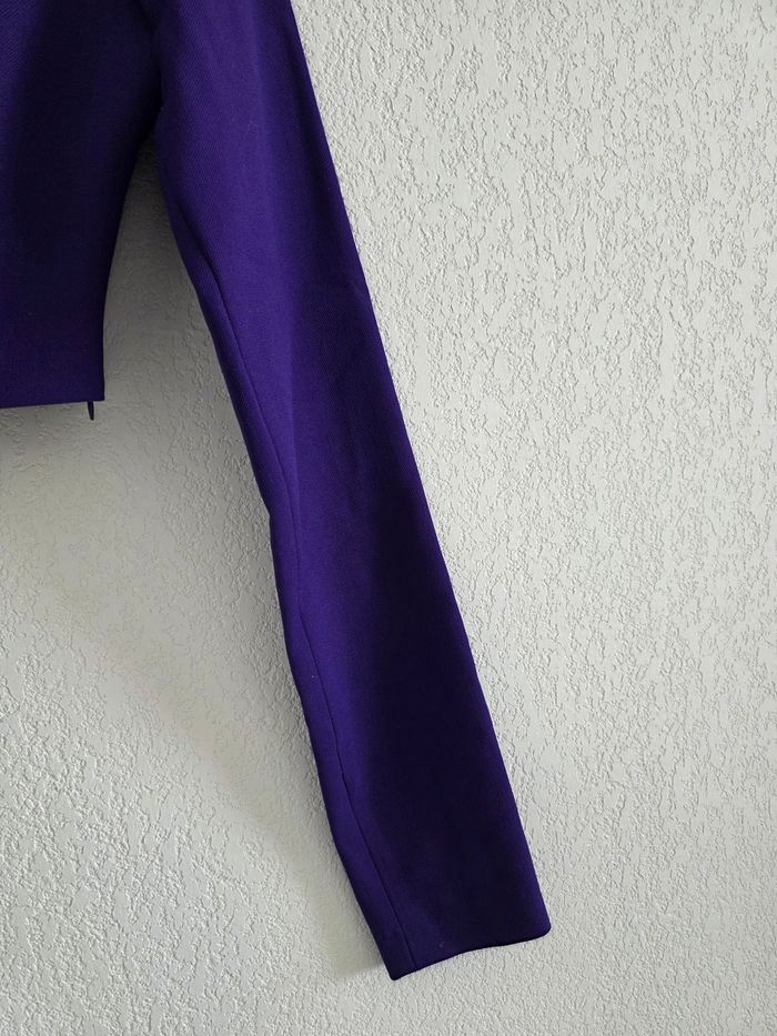 Joli crop top violet neuf Zara taille xs - photo numéro 2