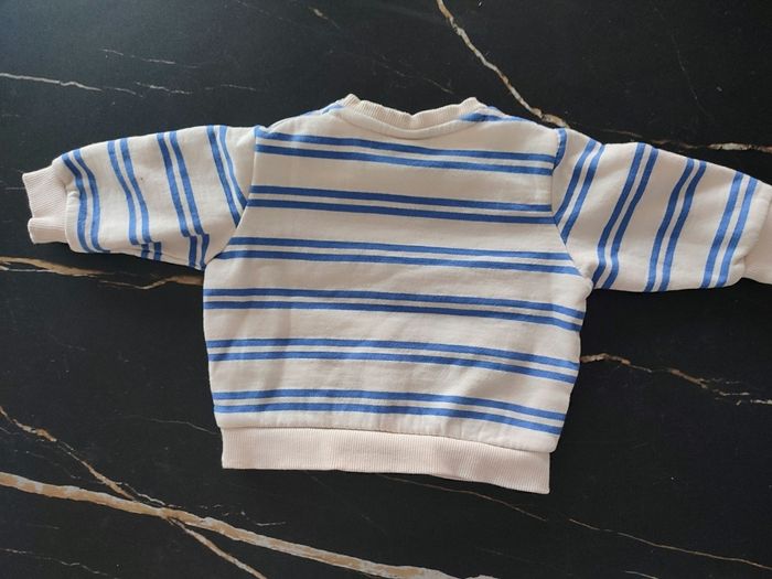 Sweat capitaine bisous bébé 6 mois tape à l'oeil - photo numéro 4