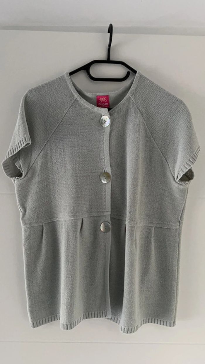 Gilet manche courte femme