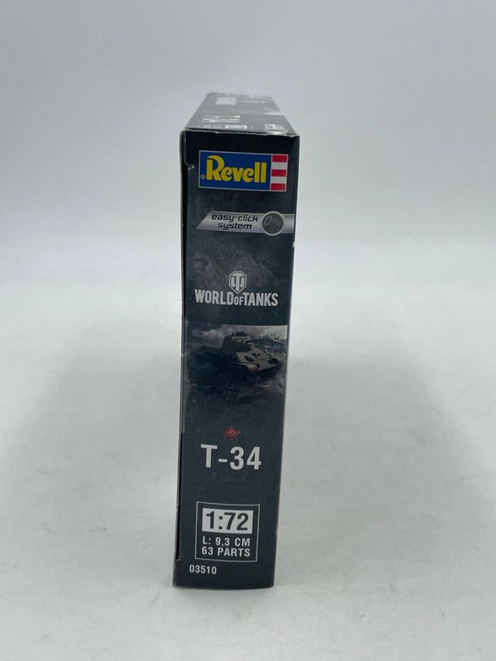 Maquette char militaire Revell World Of Tanks T-34 1:72 neuf - photo numéro 3