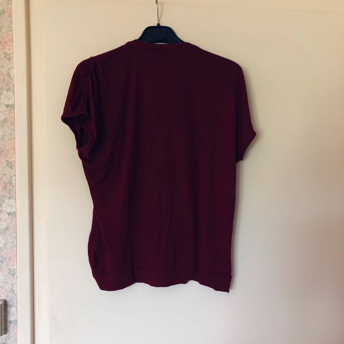 T shirt mango Bordeaux - photo numéro 3