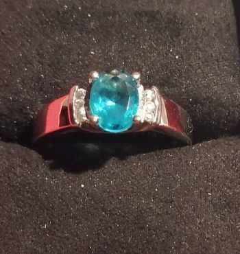 Vends bague argent femme T57