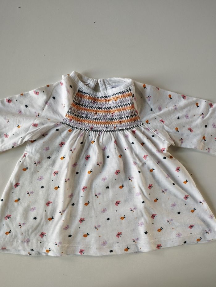 Tee shirt manches longues fille 24 mois