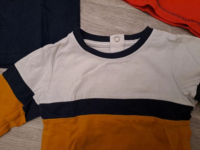 Lot de 3 t-shirts ML 9M Orchestra - TBE - photo numéro 2