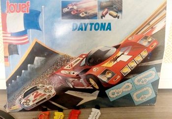 Circuit voiture 4 pistes Daytona Jouef vintage