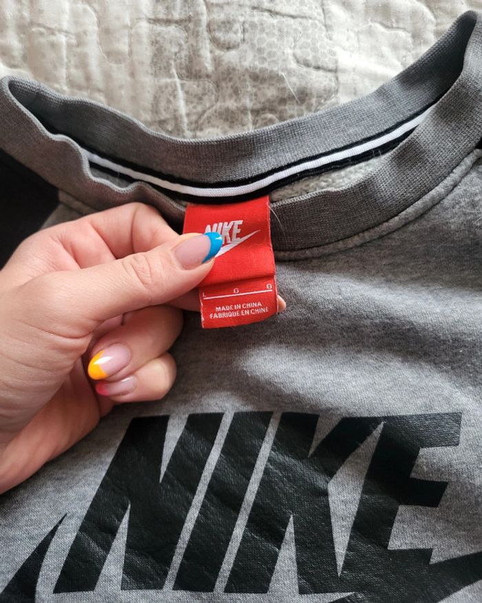 Sweat gris Nike Air taille L - photo numéro 4