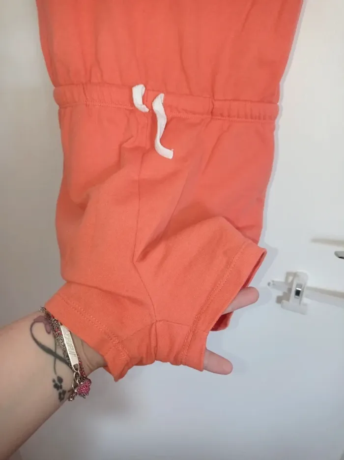 Combi short élastique orange pour enfants - photo numéro 2