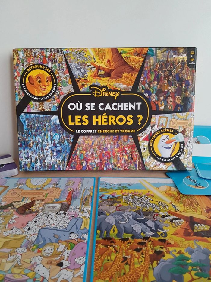 Disney jeu de société cherche et trouve Où se cachent les héros - photo numéro 19