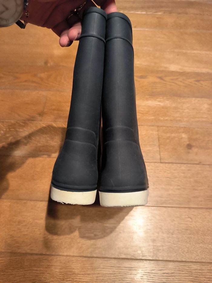 Bottes Tribord bleu marine pointure 32/33 - photo numéro 5