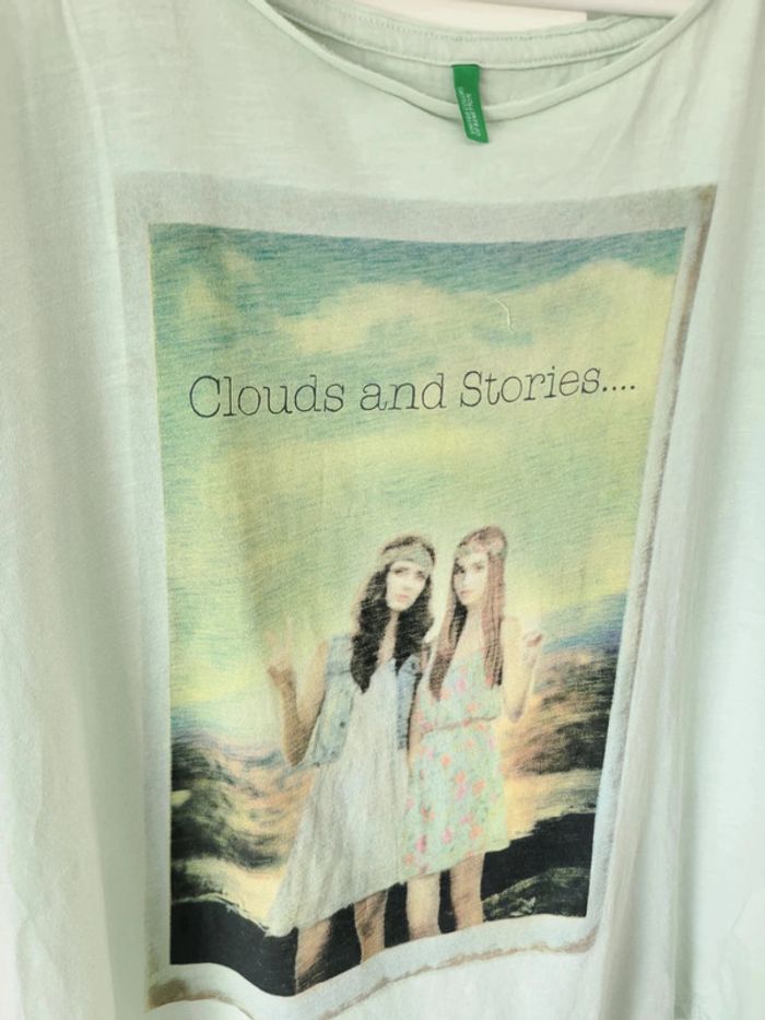 Tee-shirt Femme United Colors of Benetton – Taille M – Très Bon État - photo numéro 2