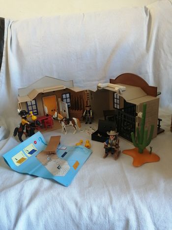 playmobil sherif bank