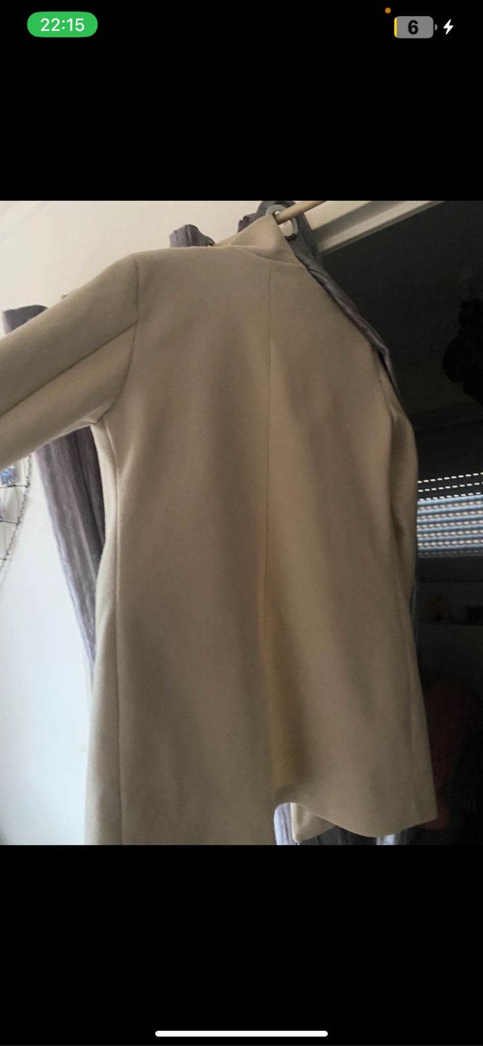 Veste longue beige - photo numéro 4