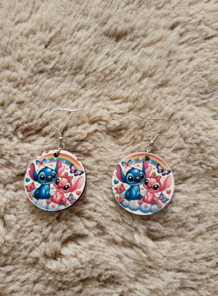 boucle d'oreille stitch - photo numéro 2