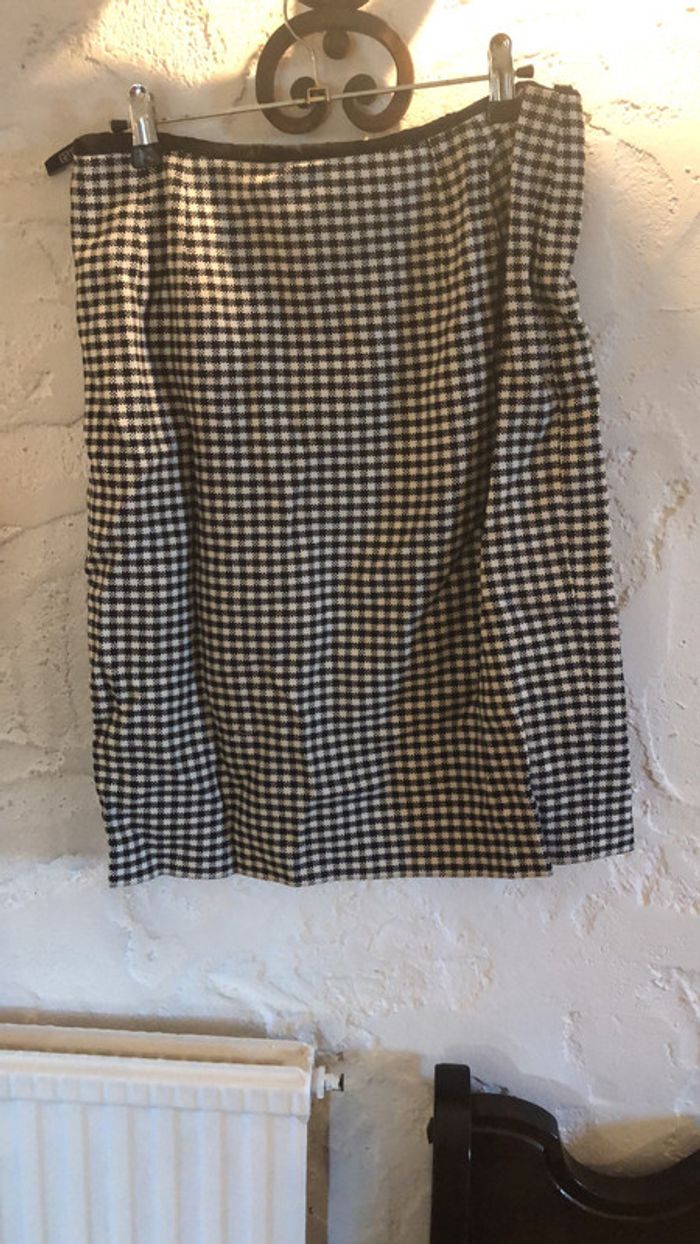 Jupe vichy vintage rétro