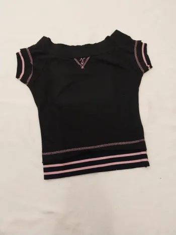 Haut noir et rose T36/38