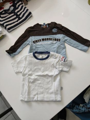 Lot deux tshirt 6 mois