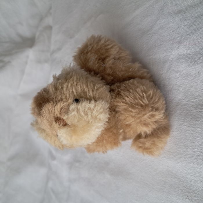 Doudou peluche écureuil Francoise Saget Hauteur 10 cm vintage 90's