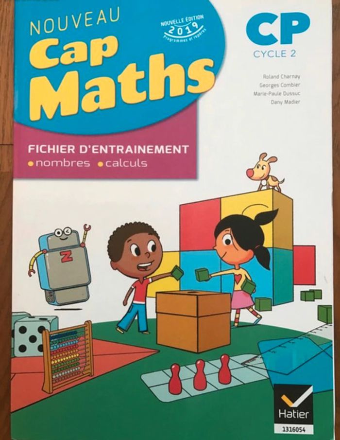 Cap Maths CP - Édition 2019 - Fichier de l'élève + matériel prédécoupé + dico-maths