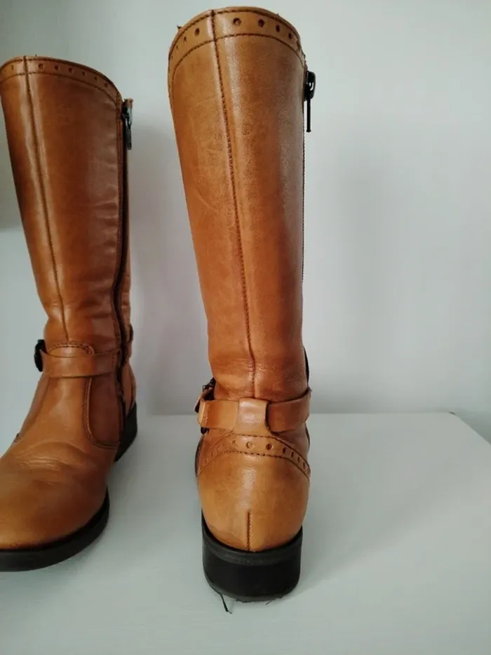 Bottes en cuir pointure 32 Les fées de bengale - photo numéro 5
