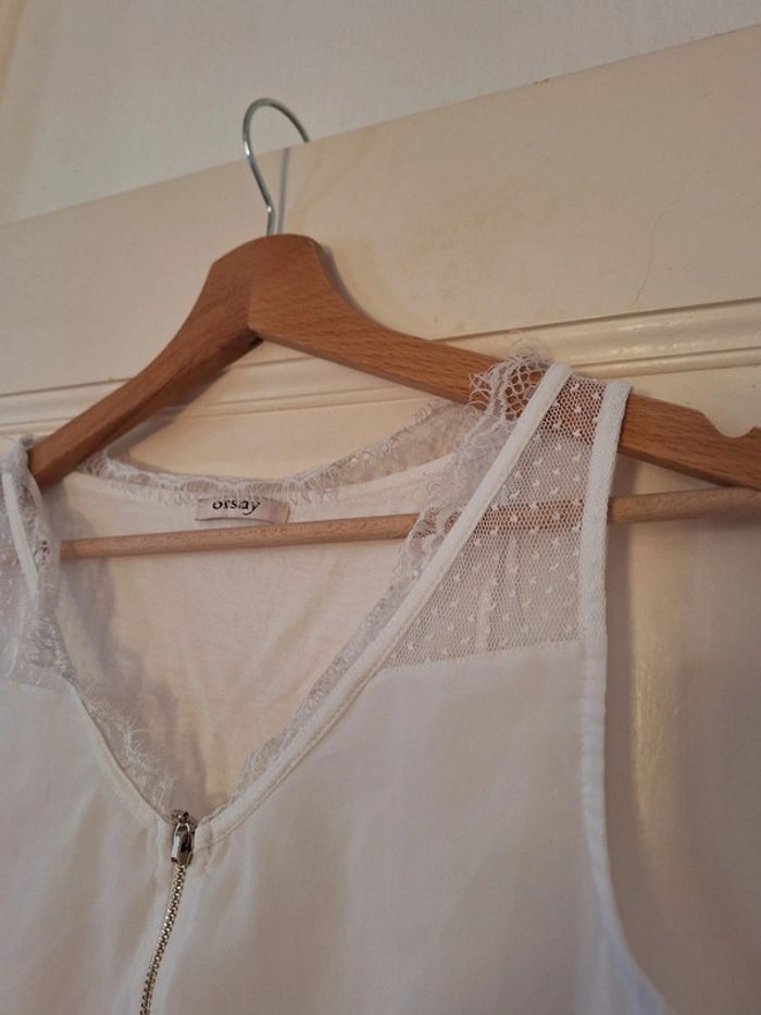 Top Blanc Taille M - photo numéro 2