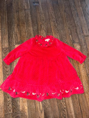 Robe velour du pareil au même 18 mois