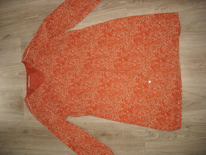 ROBE ML MARRON A PETITS MOTIFS "ONLY" - TAILLE XL - n°01 - photo numéro 3