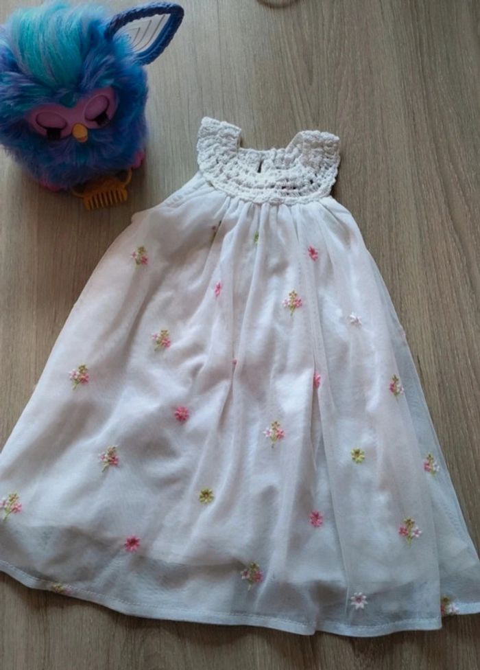 Robe été fantaisie voile tulle 23M