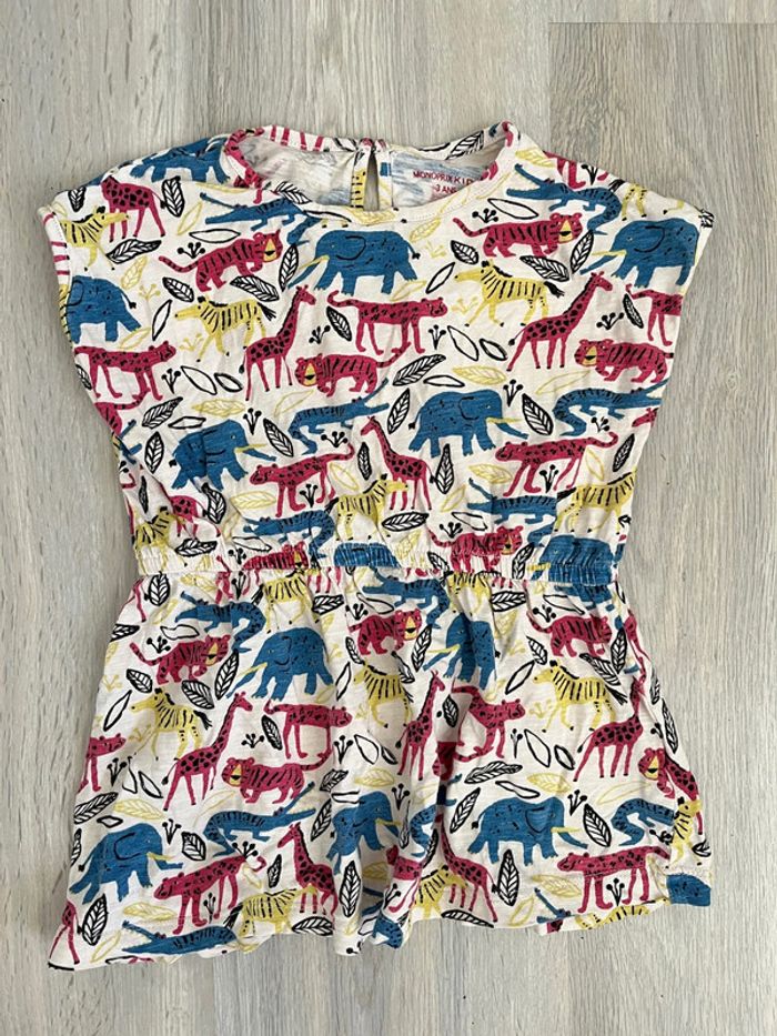 Robe coton Monoprix 3 ans