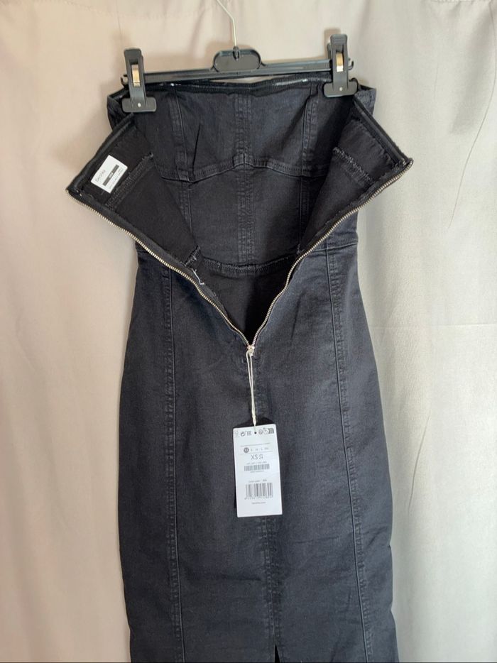 Robe longue en jean Bershka XS - photo numéro 8