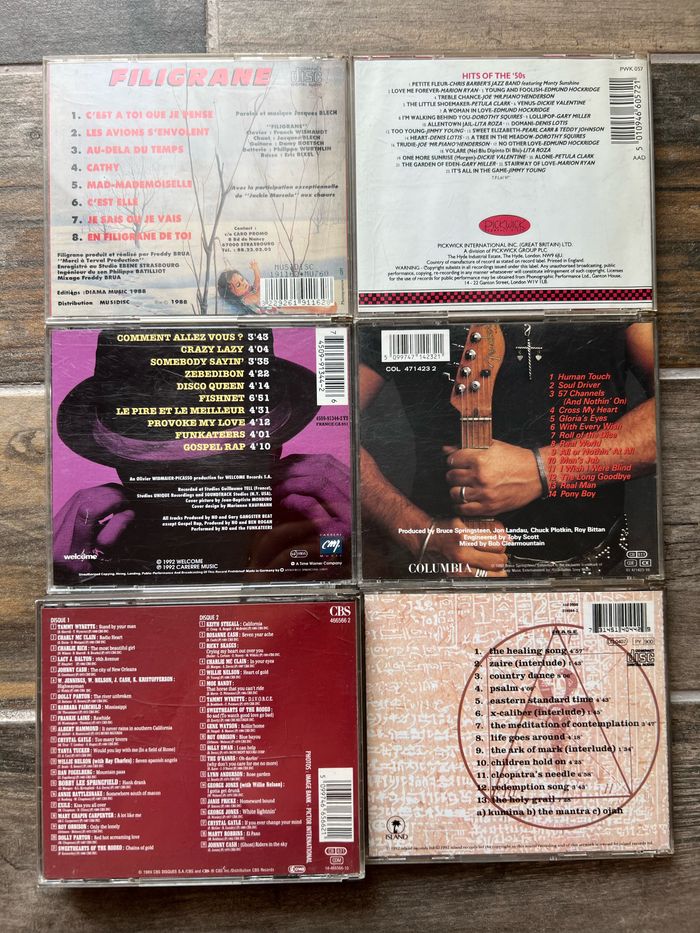 Lot de 6 CD - photo numéro 2