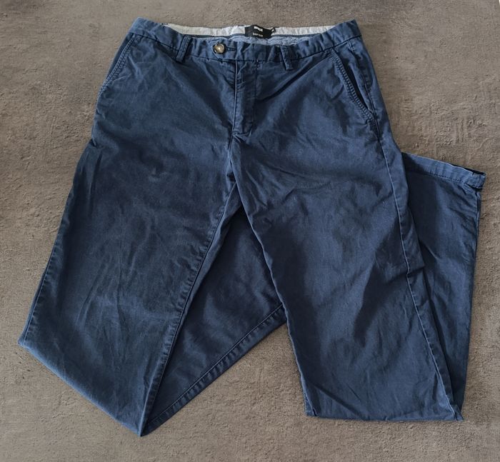 Pantalon Chino Easy slim bleu marine Taille 40