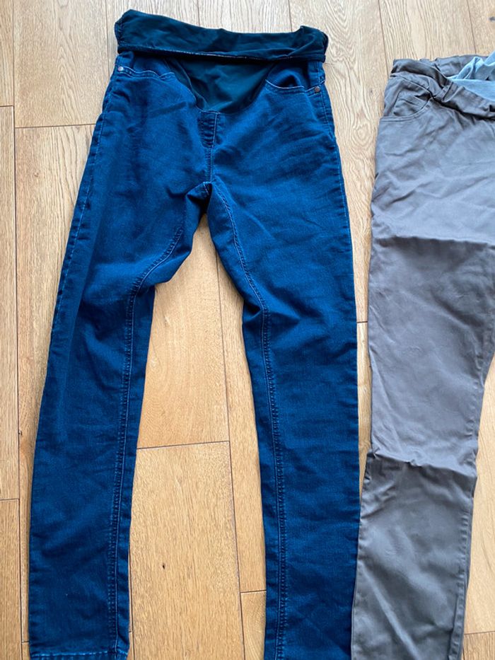 Lot de 2 jeans grossesse 36 envie de fraise - photo numéro 2