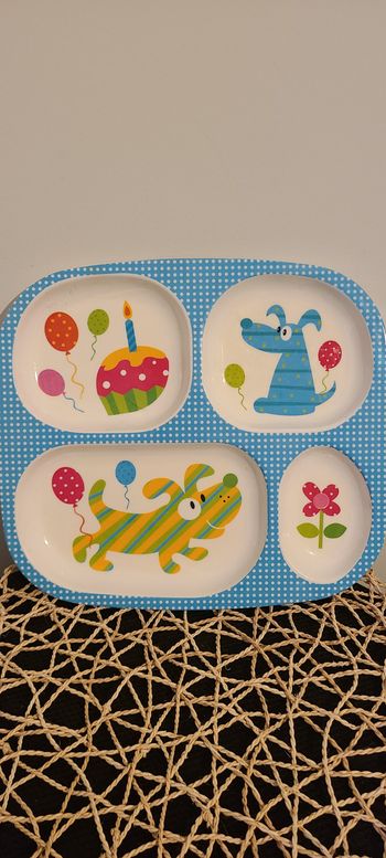 assiette enfant compartiments