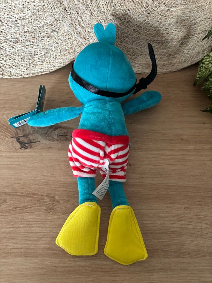 Doudou canard tiffy plongeur masque tuba globo - photo numéro 3