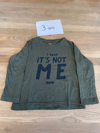 T-shirt 3 ans