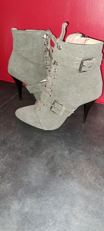 Bottines kaki
