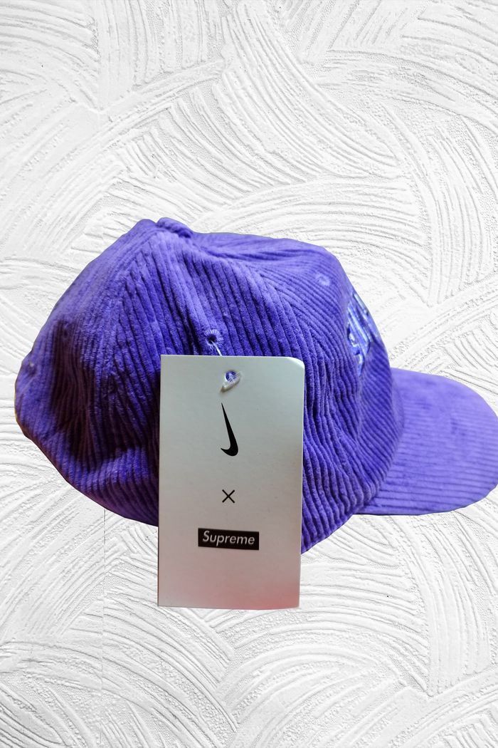 Supreme x Nike - Arc Corduroy 6-Panel - Violette - Neuve sous blister - photo numéro 2