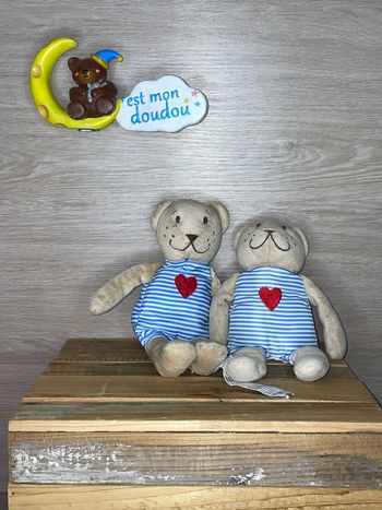 IKE01 2 doudous ours 🐻 ikea