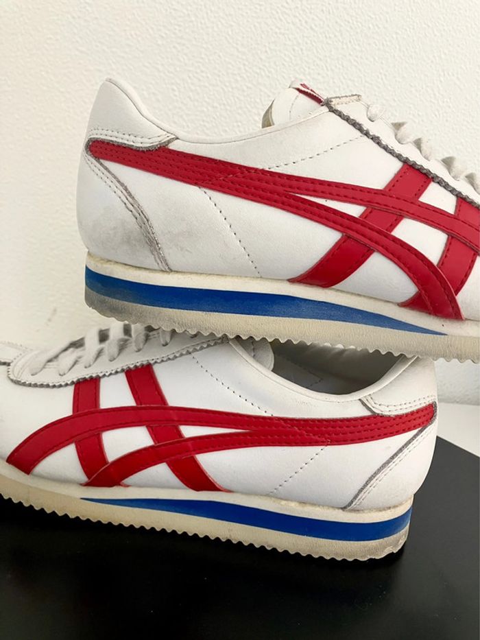 Onitsuka Tiger Corsair ‘White Classic Red’ / Blue - photo numéro 2