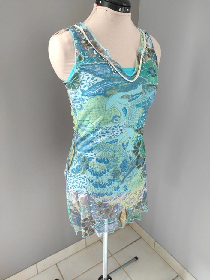 Tunique/débardeur long & tee-shirt