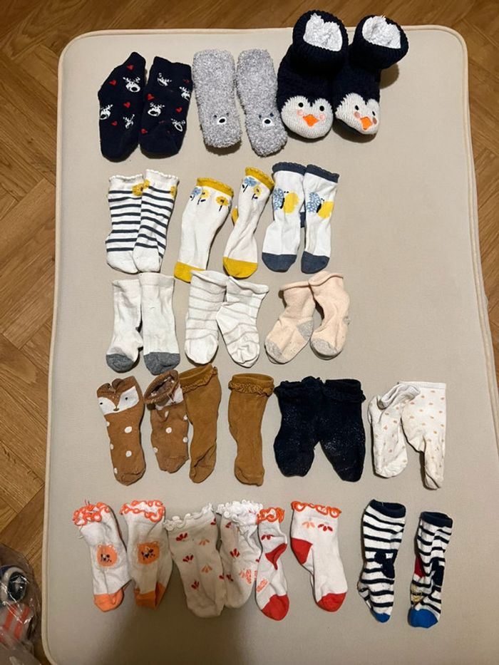 Lot chaussette fille 19/22