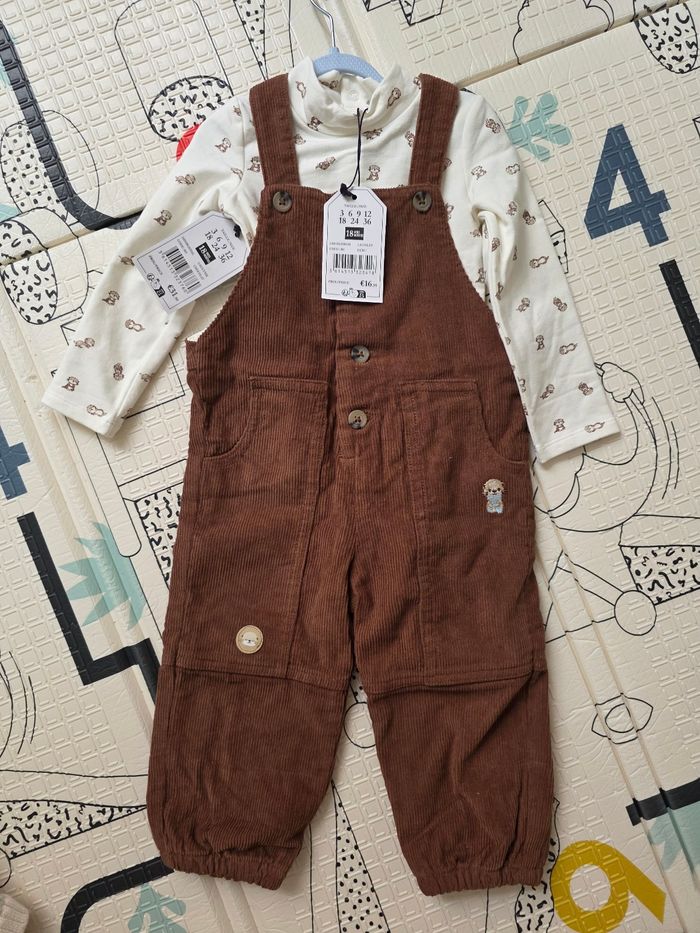 Salopette et sous pull 18 mois Sergent Major
