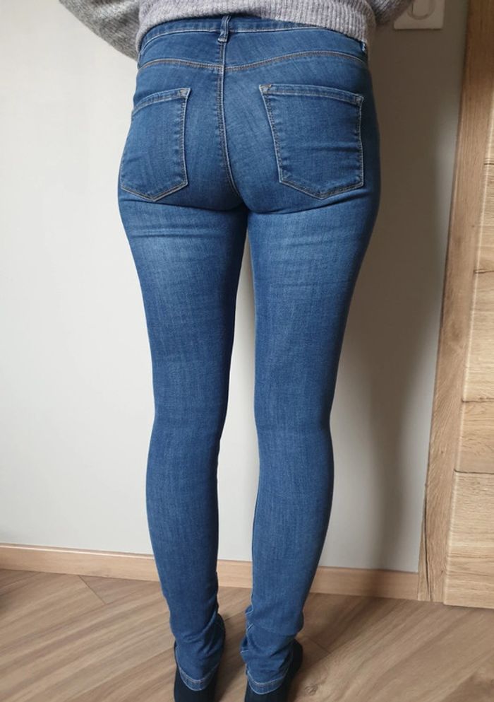 Jean skinny bleu bizzbee - photo numéro 2