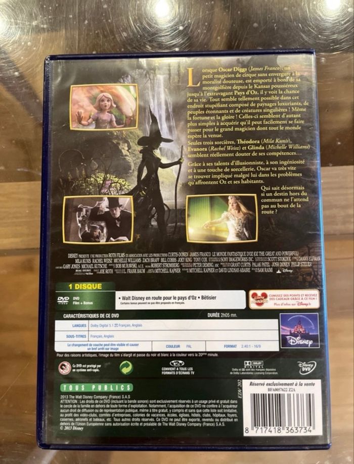 DVD le monde fantastique d’Oz - photo numéro 2