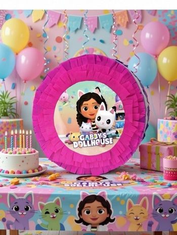 Pinata Gabby chat /Gaby chat anniversaire fille 