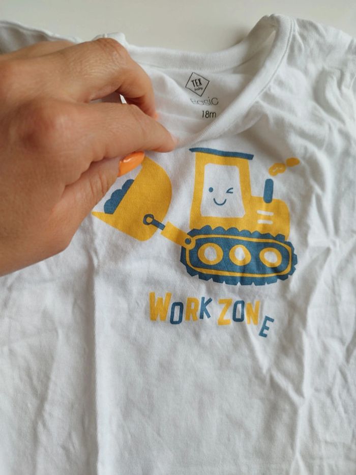 Lot tee-shirt bébé garçon 18 mois - photo numéro 10