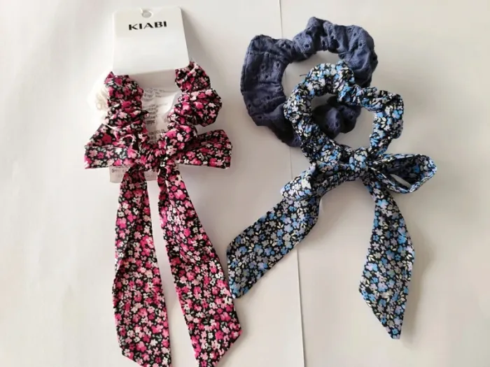 Lot de 4 chouchous fleurie liberty kiabi