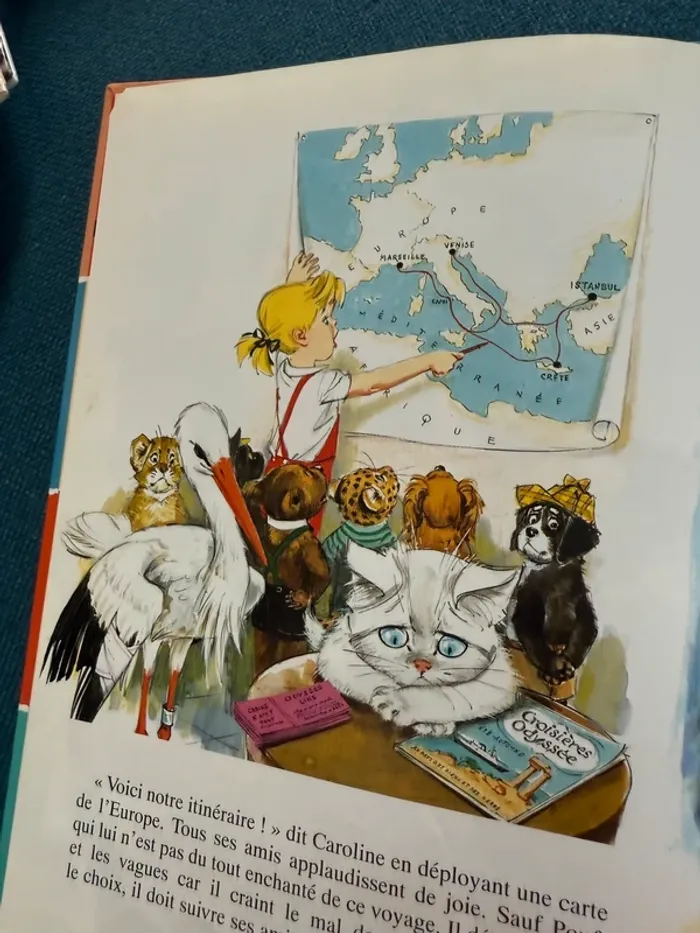 Livre rare Caroline et ses amis - Hachette - la Croisière de damiers - photo numéro 5