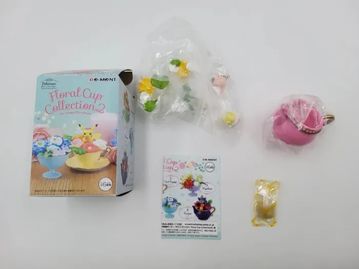 Pokemon Figure Floral Cup Collection 2 - Cleffa & Togepi